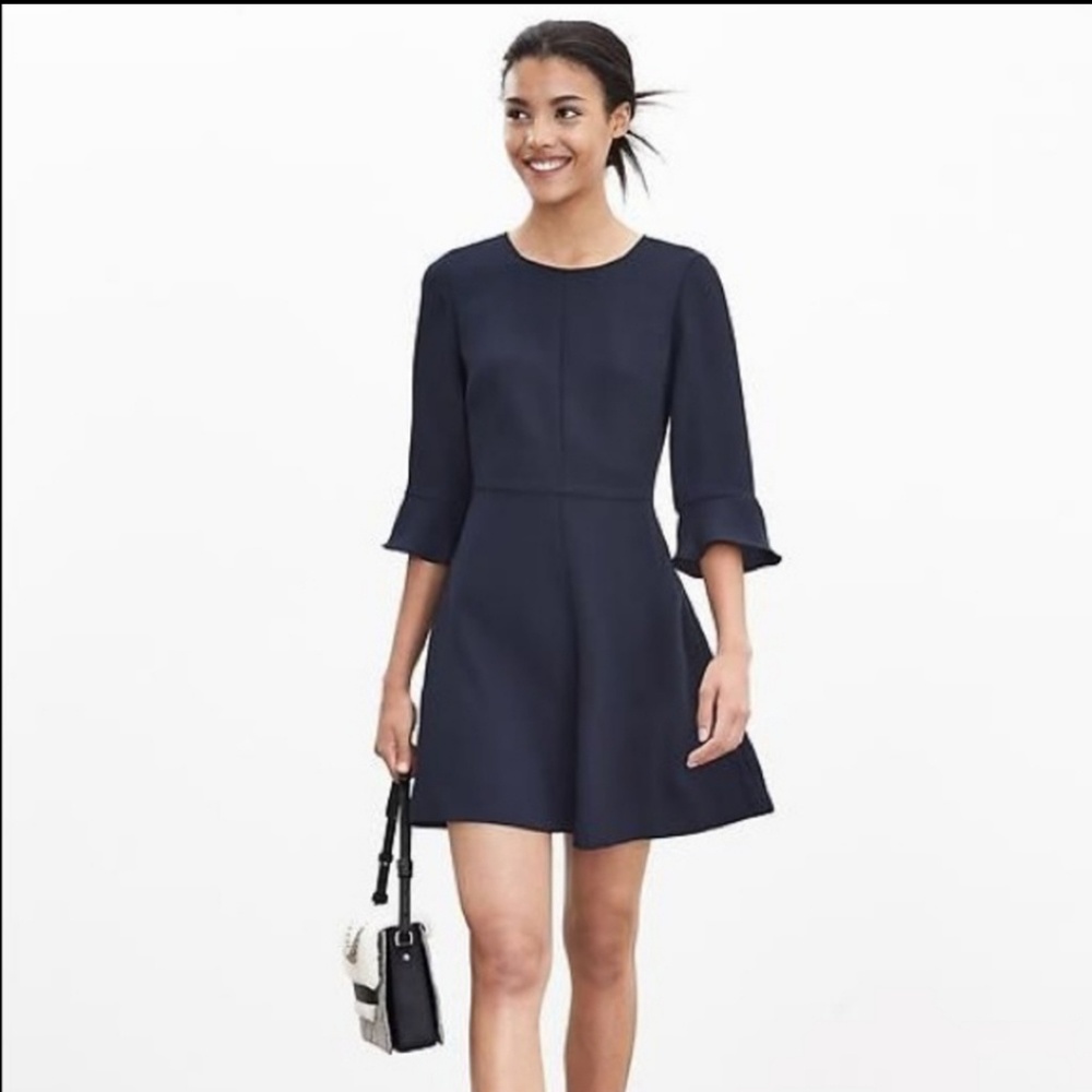 Banana Republic  Flutter Sleeve Dress